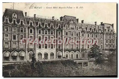 Cartes postales Royat Grand Hotel Majestic Palace