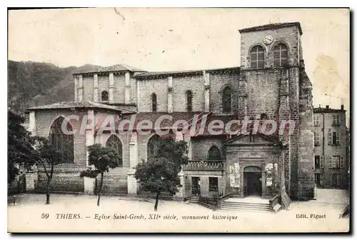 Cartes postales Thiers Eglise Saint Gen�s