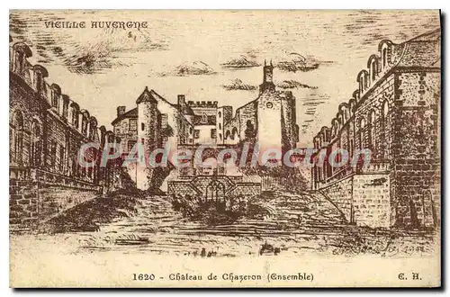 Cartes postales Vieille Auvergne Chateau De Chazeron