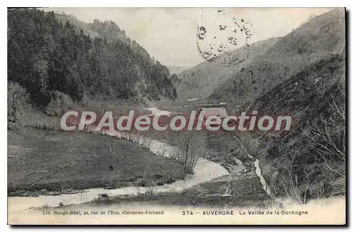 Cartes postales Auvergne La Vallee De La Dordogne