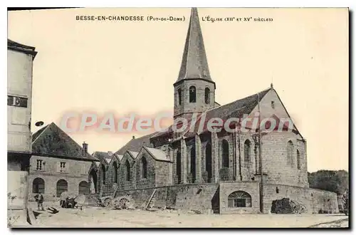 Cartes postales Besse En Chandesse L'Eglise