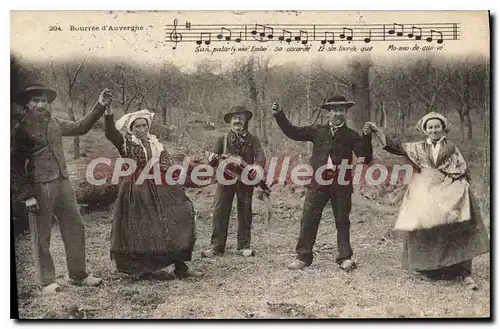 Ansichtskarte AK Bourree D'Auvergne  folklore