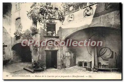 Cartes postales Montferrand Maison De La Lucr�ce qui se poignarda