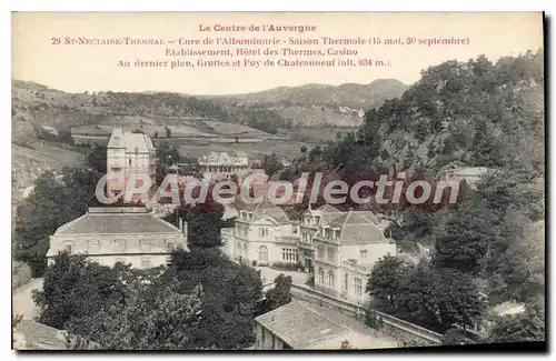 Cartes postales St Nectaire Thermal Albuminerie casino