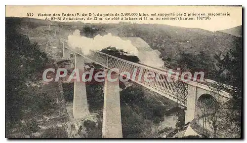 Cartes postales Viaduc Des Fades locomotive