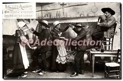 Cartes postales D'Auvergne La Bourreio Aubergno bourr�e folklore