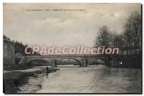 Cartes postales Ambert Le Pont Sur La Dore