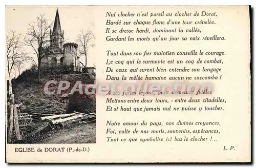 Cartes postales Eglise De Dorat