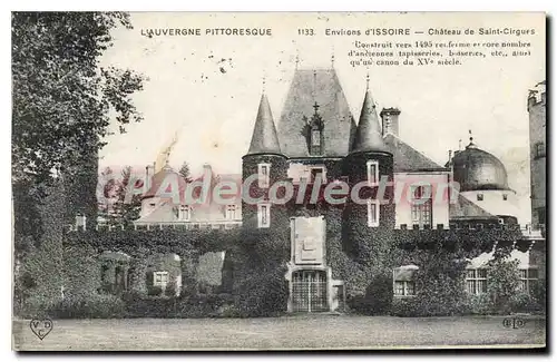 Cartes postales L'Auvergne Pittoresque Issoire ch�teau de Saint-Cirgues