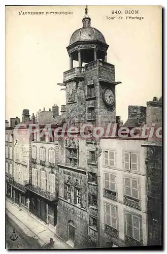 Cartes postales Riom Tour De I'Horloge