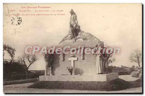 Cartes postales Biarritz Le Monument Aux Morts