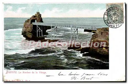 Cartes postales Biarritz Le Rocher De La Vierge