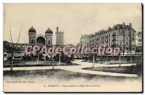 Cartes postales Biarritz Thermes Salins Et Hotel Biarritz-Salins