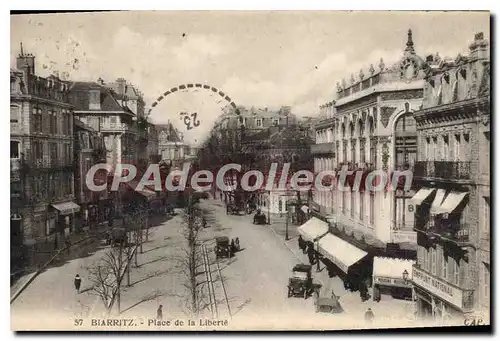 Cartes postales Biarritz Place De La Liberte