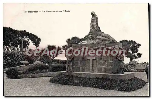 Cartes postales Biarritz Le Monument Aux Morts