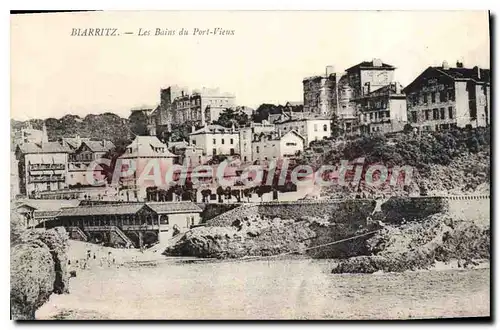 Cartes postales Biarritz Les Bains Du Port Vieux