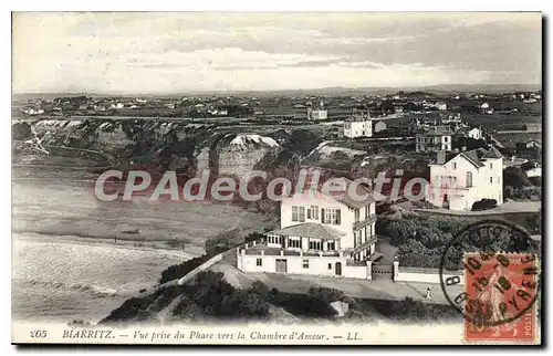 Cartes postales Biarritz Vue Prise Du Phare Vers La Chambre d'Amour