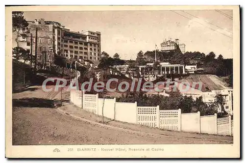 Cartes postales Biarritz Nouvel Hotel Roseraie Et Casino