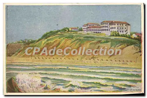 Cartes postales Biarritz colonie de vacances de la Dordogne dessin P Verdier