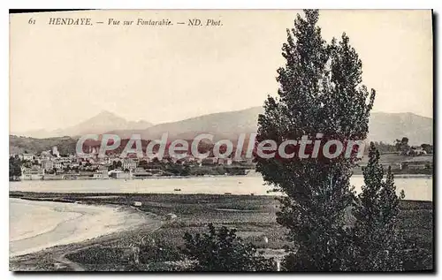 Cartes postales Hendaye Vue Sur Fontarabie