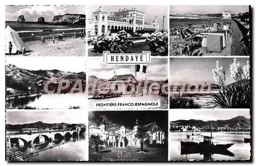 Cartes postales Hendaye Vues diverses fronti�re franco-espagnole