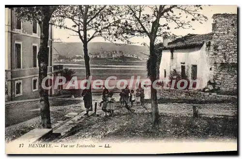 Ansichtskarte AK Hendaye Vue Sur Fontarabie