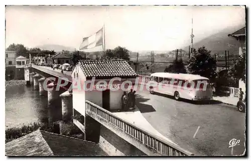 Ansichtskarte AK HENDAYE Frontiere Franco Espagnole Le Pont