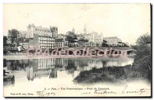 Cartes postales Pau Vue Panoramique Pont De Juran�on