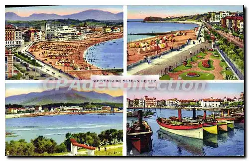 Ansichtskarte AK Saint Jean De Luz Vue Sur Le Port souvenir