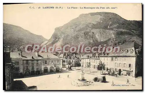 Cartes postales Laruns La Place La Montagne Du Pan