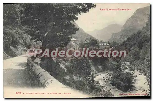 Cartes postales Eaux Chaudes Route De Laruns