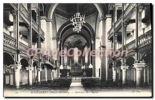 Cartes postales Hasparren Interieur De I'Eglise