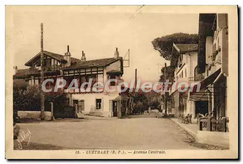 Cartes postales Guethary Avenue Centrale