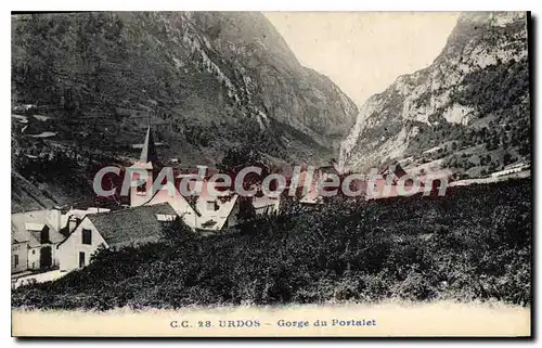 Cartes postales Urdos Gorge Du Portalet