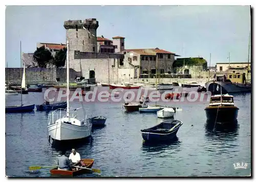 Moderne Karte Reflets De La Cote Basque Socoa le port et le fort