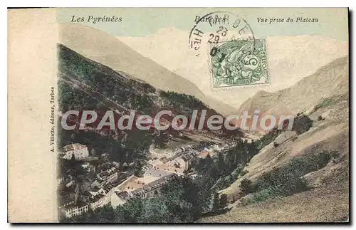 Cartes postales Les Pyrenees Vue Prise Du Plateau Bareges