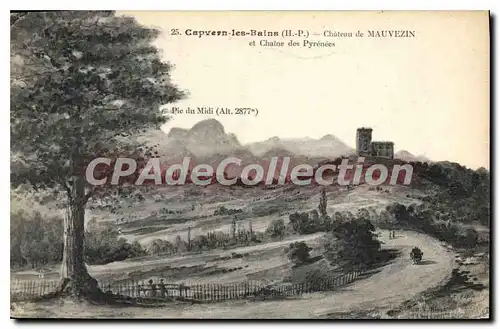 Cartes postales Capvern Les Bains Chateau De Mauvezin