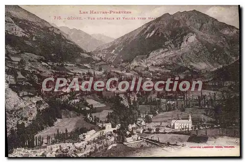 Cartes postales Gedre Vue Generale Et Vallee