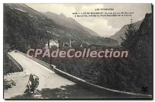 Cartes postales Luz St Sauveur Route pont Napol�on