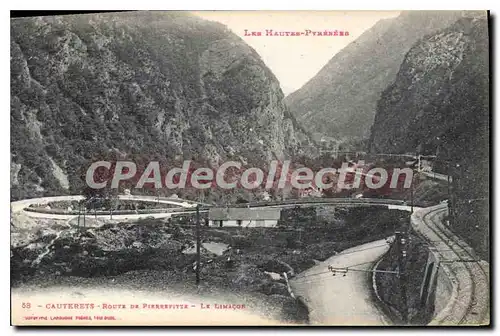 Cartes postales Cauterets Route De Pierrefitte Le Lima�on