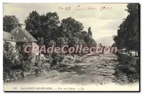 Cartes postales Bagneres De Bigorre Vue Sur I'Adour