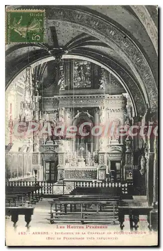 Cartes postales Arrens Interieur De La Chapelle De Pouey La Houn
