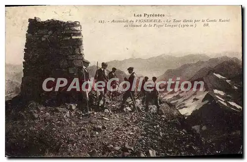 Cartes postales ascension de Vignemale alpinisme La Tour Elev�e Par Le Comte Pique Longue