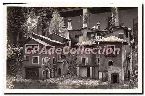 Ansichtskarte AK Lourdes Musee Pyreneen Du Chateau Fort village d'Aragon