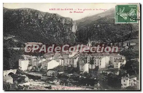 Cartes postales Amelie Les BAINS Vue Generale