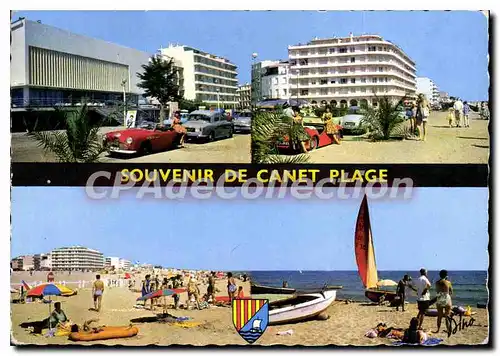 Cartes postales moderne Canet la Plage Radieuse Et Son Boulevard casino r�sidences