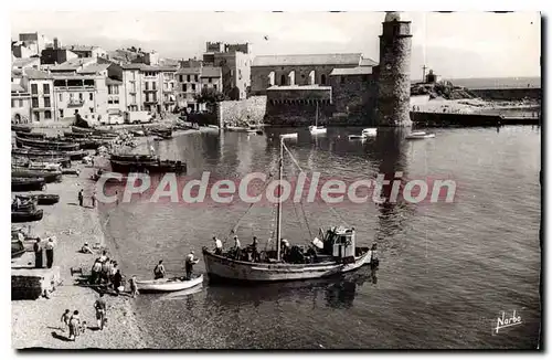 Cartes postales Collioure Barques Catalanes chalutier