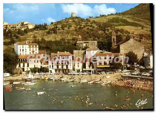 Cartes postales moderne Collioure Le Port Et La Plage Du Faubourg