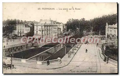 Cartes postales Perpignan Les Ponts Sur La Basse