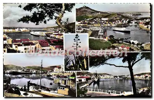 Cartes postales Port VENDRES Les Paquebots Quittent Le Port